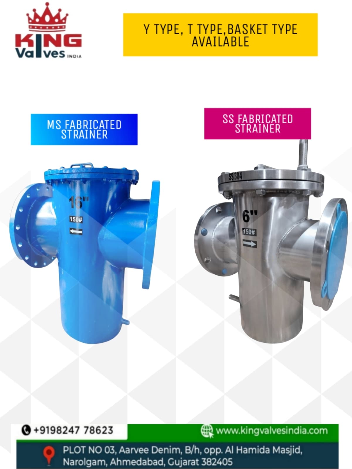 basket type strainer