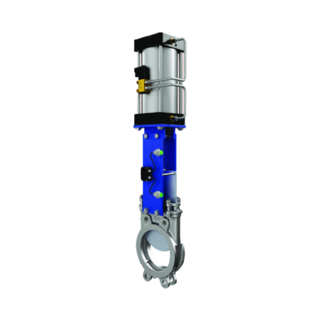 pneumatic knife edge gate valve