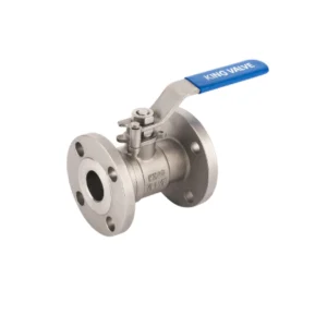 single pc ball valve flanged end
